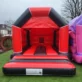 11 x 15 ft Black And Red Disco Bouncy Castle