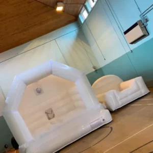 White Wedding Bouncy Castle/ballpit