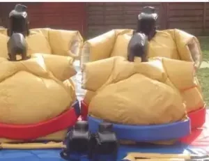 2x Adults and 2x Children Sumo Suits