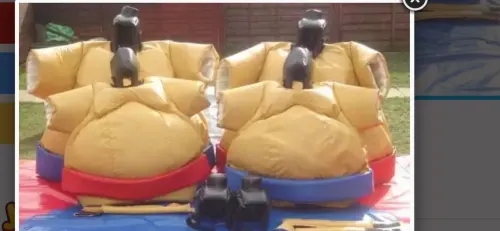 2x Adults and 2x Children Sumo Suits